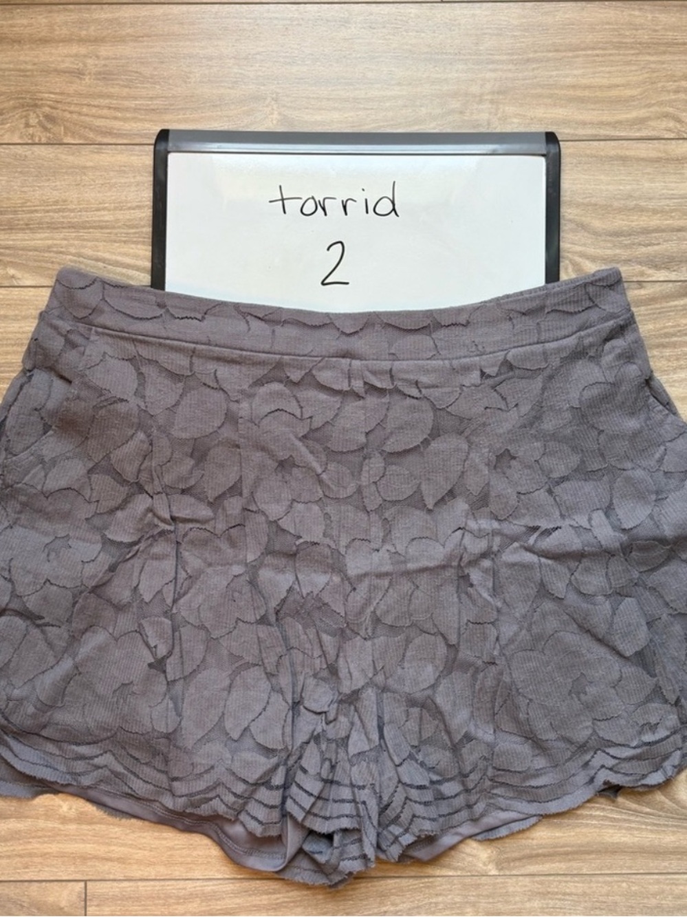 torrid  Floral Lace Skater Shorts